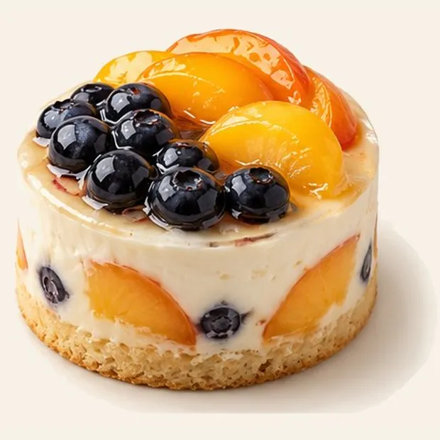 Blueberry & Peach Cake